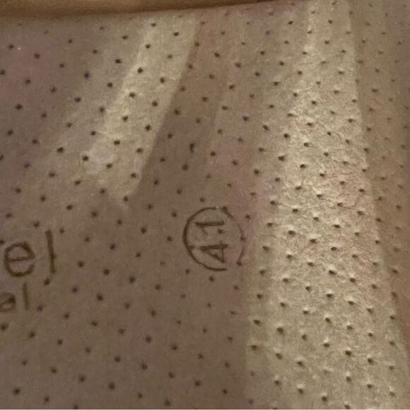 Eric Michael Red/Orange Suede Lara Strappy Sandal Made in Portugal Sz 41EU 9.5US - Picture 9 of 16